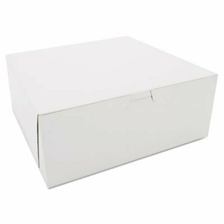 SOUTHERN CHAMPION TRAY SCT, Bakery Boxes, White, Kraft, 10w X 10d X 4h 0973